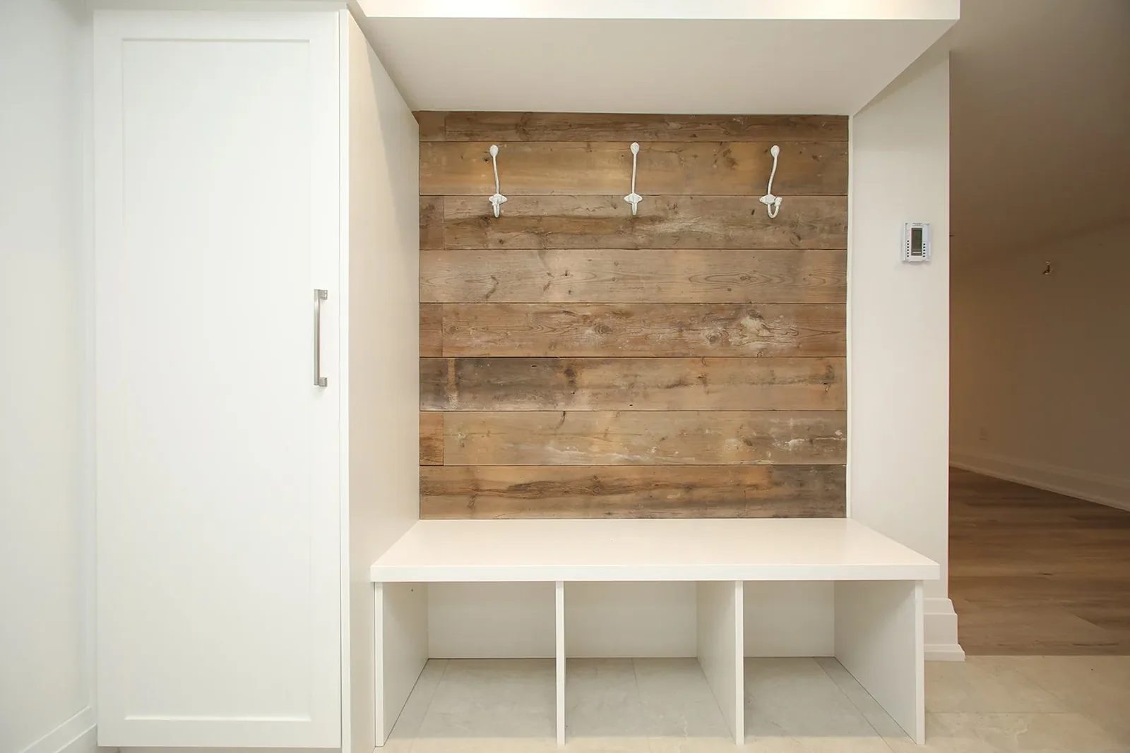 Finished lower-level basement apartment in an Etobicoke home.