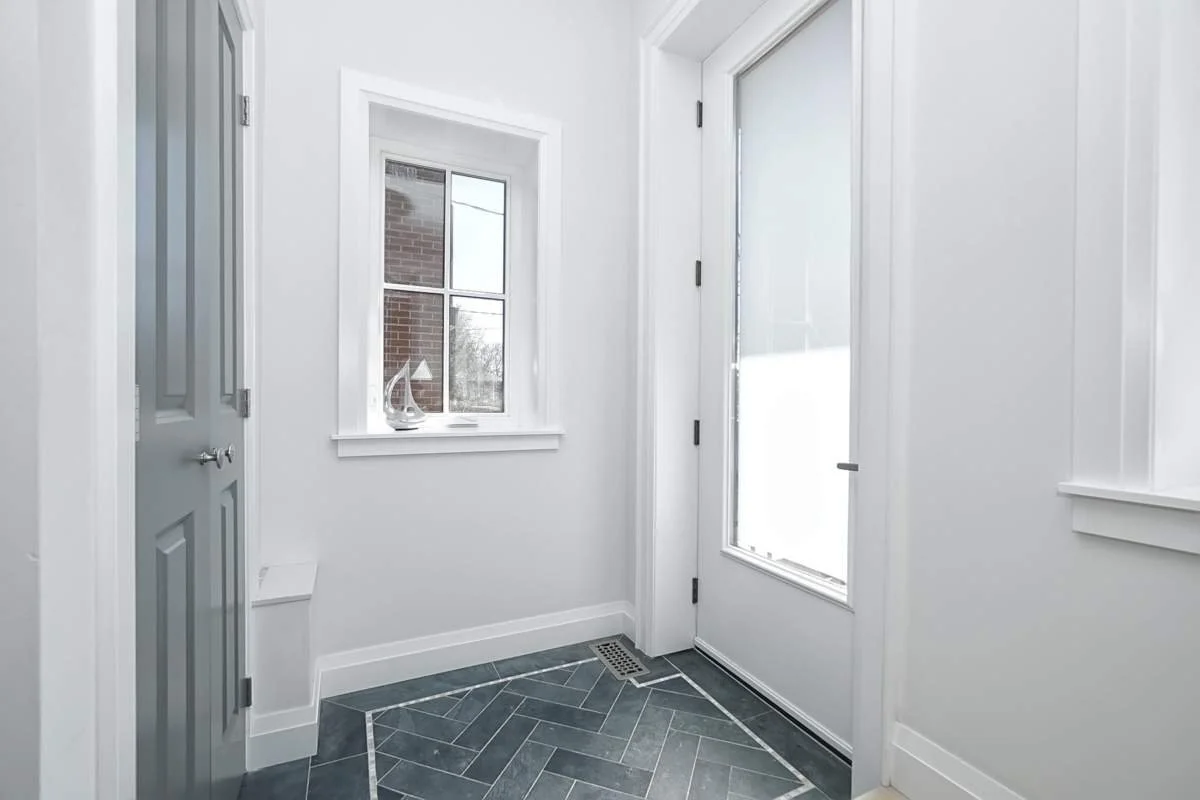 Completed second storey addition in New Toronto
