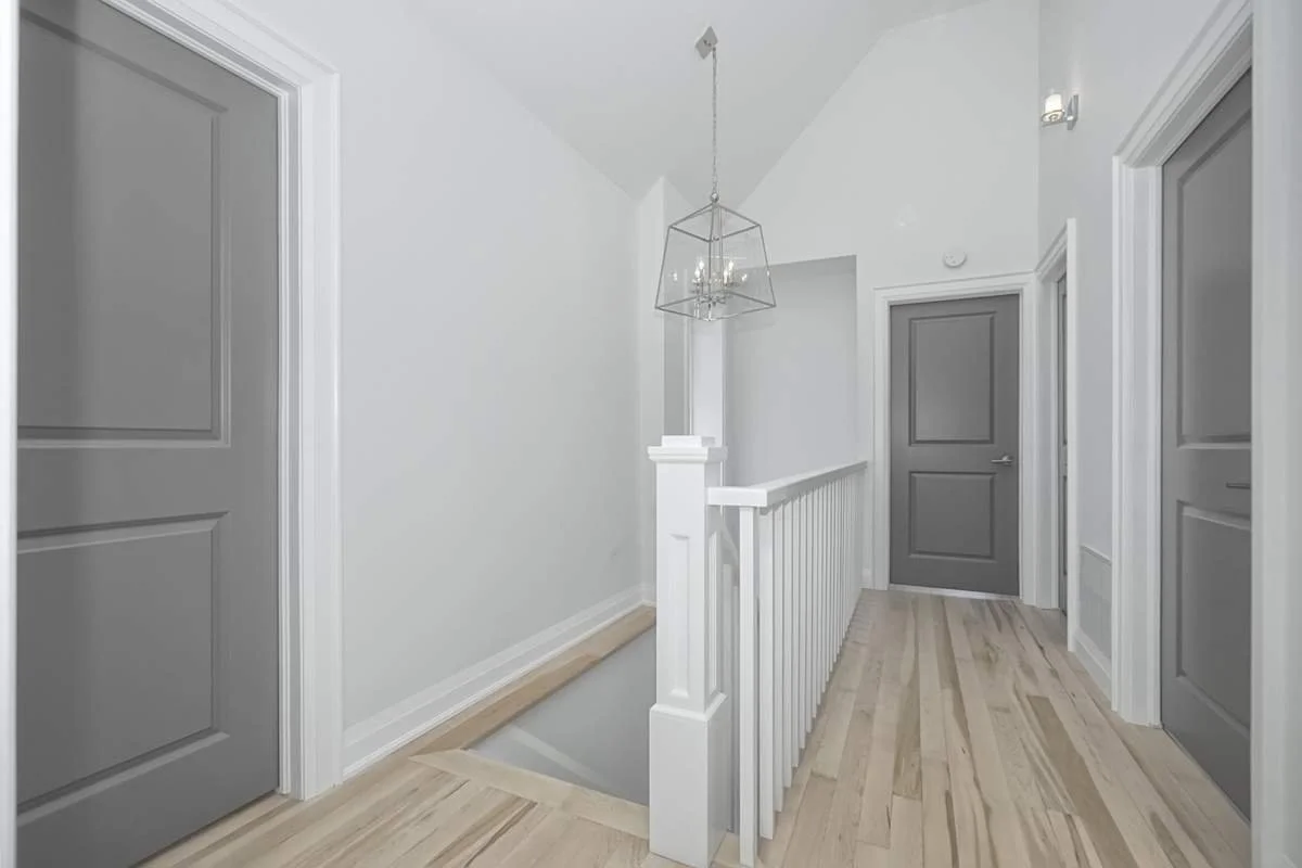 Completed second storey addition in New Toronto