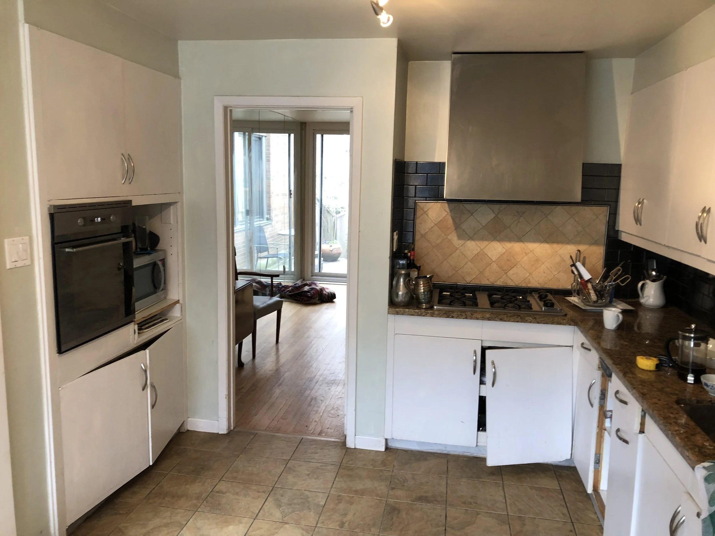 Before the renovation, La Cuisine project