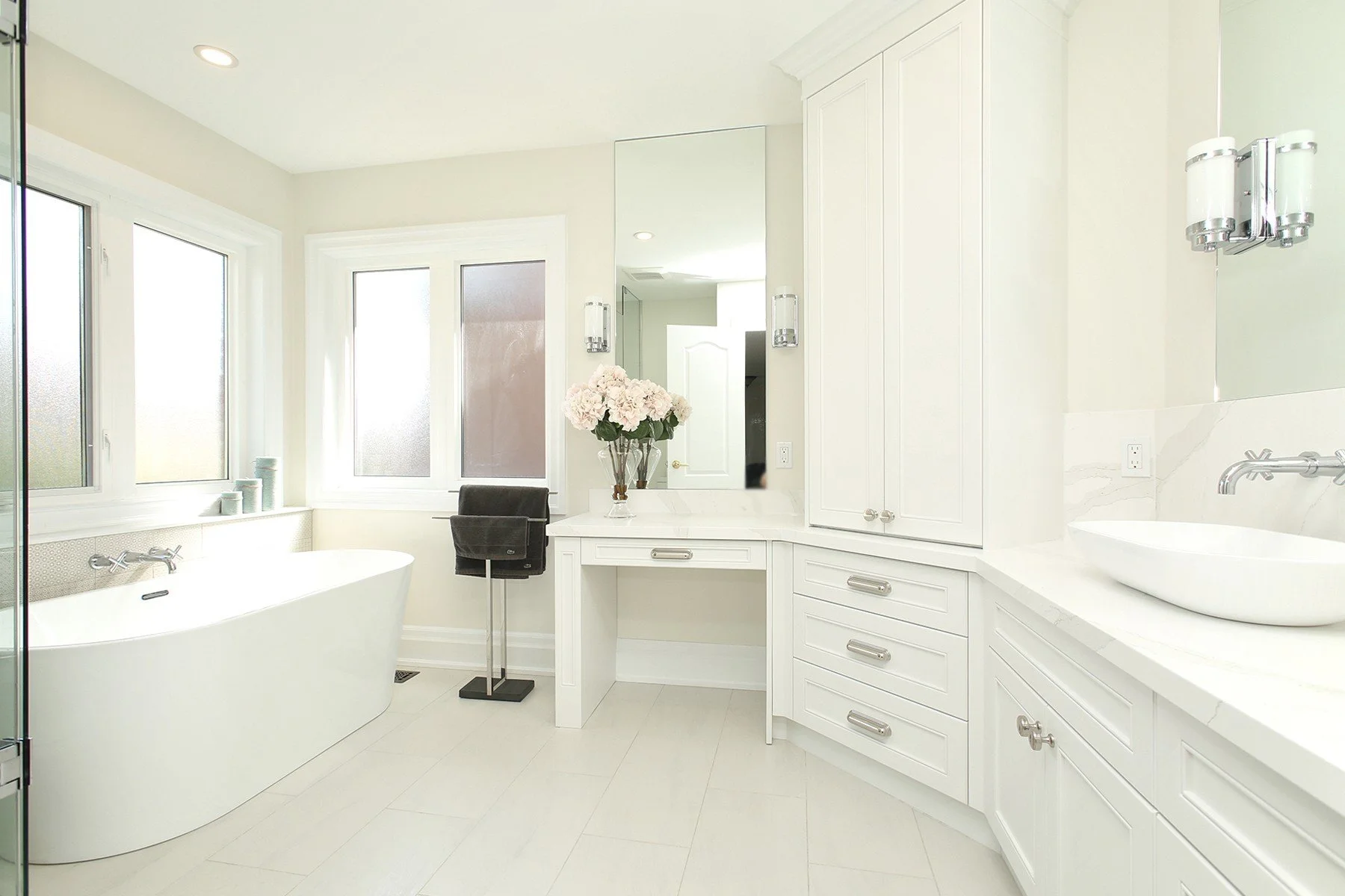 After the renovation, Timeless Whites project