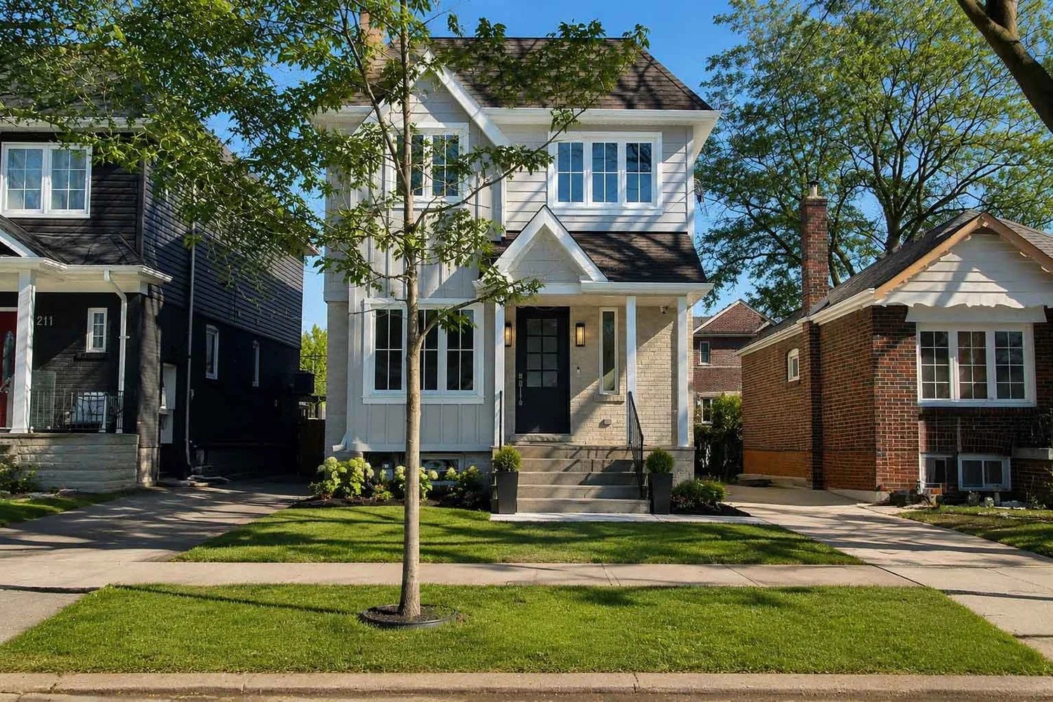 Completed second storey addition in Alderwood