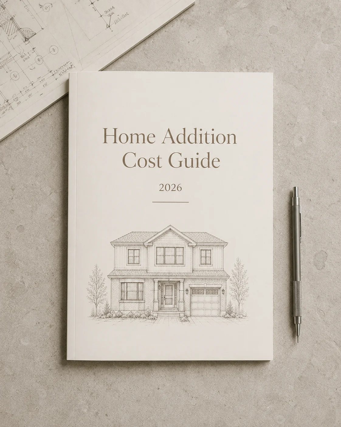 Cover graphic for the 2026 Toronto home addition cost guide.